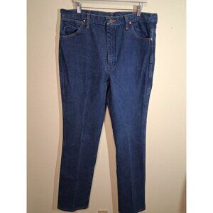 VTG Wrangler Denim Blue Jeans Straight Leg 936PWD Size 36x36